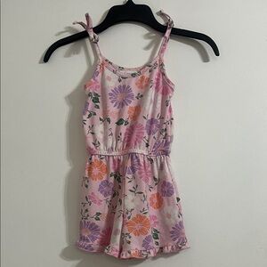 BTWEEN Girls Floral Kids Romper Size 4T
